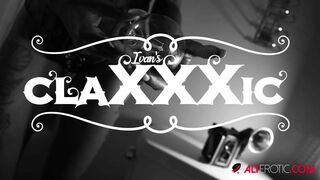 Leah Michelle in an Artistic Black and White Solo