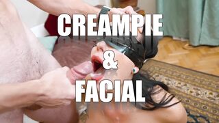 Please, Dont Cum inside Stepmom! Stepson came to Stepmother's while Stepfather at the Shower
