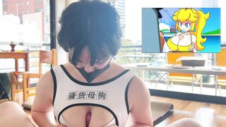 Recreating Poses from HENTAI with a Cute Goth Girl