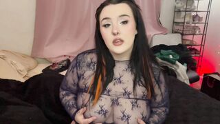 Tatted BBW Slut Tells you how to Fuck Her, Cum Countdown