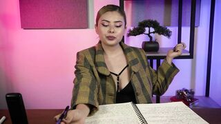 Roleplay- you Hot Latina Boss wants you to Show her what you have