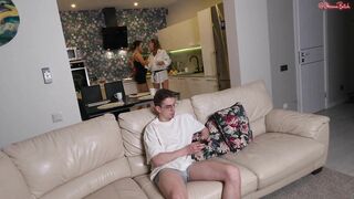 My Stepmother's best Friend! you can Fuck my Ass, but do it Quietly so she doesn't Notice Us!