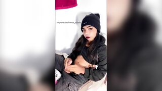 Goth Femboy Closeup Cumshot (huge)