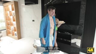 DADDY4K. Sexy Teen Argued with her BF and was off to Fuck his old Man very Hard