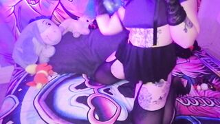 M3treSluggy, E-girl/Goth French, Sexy Waluigi Baise et Bave Comme Daddy Aime
