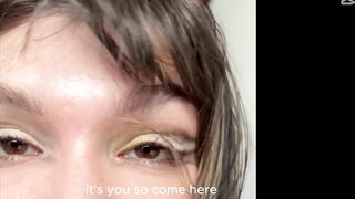 Your Goth Neighbor needs help to Choose her Outfit (sit on Face Pov)- Mikitabby