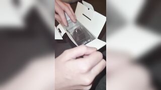 18yo Virgin tries to Fit Vibrating Butt Plug in but Struggles