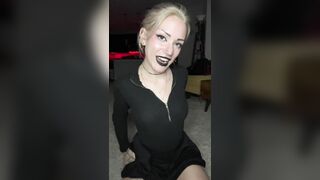 POV your Sweet Girlfriend gives you a Handjob while she Rubs her Pussy after a Movie Date