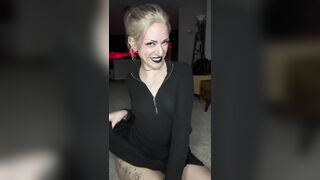 POV your Sweet Girlfriend gives you a Handjob while she Rubs her Pussy after a Movie Date