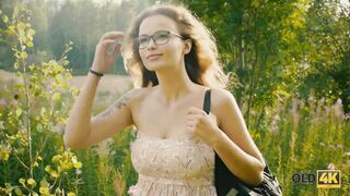 OLD4K. Girl Scuttles old Guys Plans but does Outdoor Porn with him