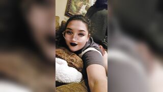 Chubby Goth PAWG Gets her Wet Pussy Fucked and Creampied