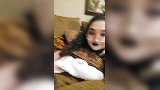 Chubby Goth PAWG Gets her Wet Pussy Fucked and Creampied
