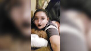 Chubby Goth PAWG Gets her Wet Pussy Fucked and Creampied