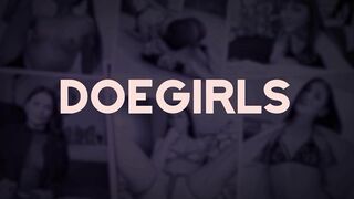 Blonde Babe Lucy Heart Rubs her Pussy Passionately - DOEGIRLS