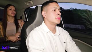 Cuckold Wife Fucks her Husband's Driver - Salome Gil & Max Betancur