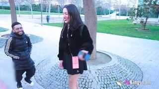Lara Croft goes around Madrid in Search of Cock. are you Juanjo?