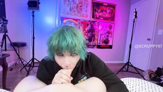 Chubby Thick Emo Girl Huge Tits Sloppy Deepthroat and Tittyfuck