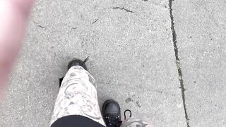 Dirty Talking while Walking down Busy Road