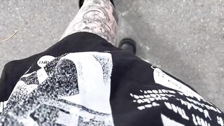 Dirty Talking while Walking down Busy Road