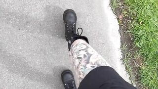 Dirty Talking while Walking down Busy Road