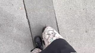 Dirty Talking while Walking down Busy Road