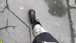 Dirty Talking while Walking down Busy Road