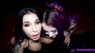 Cheating with Tatted Squirting Strippers- Joanna Angel, Valerica Steele, Logan Xander
