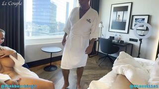 Swinger Friends Meet in Hotel Room and Swap Partners - Real Amateur Swingers