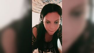 Rheia Fucks two Toys until she Cums