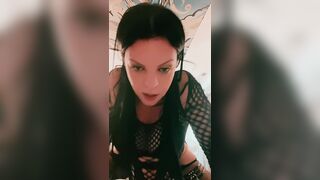 Rheia Fucks two Toys until she Cums