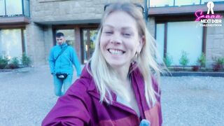 PETITE GIRLFRIEND FUCKS very Passionate after Long Hike W/ Friends - SammmNextDoor Date Night #34