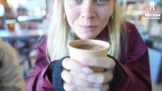 PETITE GIRLFRIEND FUCKS very Passionate after Long Hike W/ Friends - SammmNextDoor Date Night #34