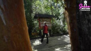 PETITE GIRLFRIEND FUCKS very Passionate after Long Hike W/ Friends - SammmNextDoor Date Night #34