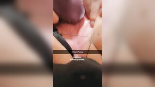 Cumming through my Fishnets Pink Tight Virgin Pussy