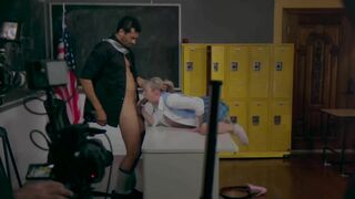 Tattooed Blonde Adria Rae Fucked Hardcore in BDSM Play