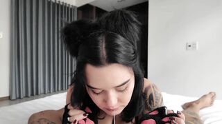 Her Pussy Slurps as Loudly as her Moans