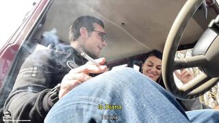 Picking up a Stranger MILF and Fuck her in my car_DIANA ZILLI