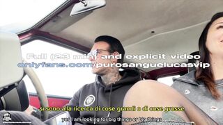 Picking up a Stranger MILF and Fuck her in my car_DIANA ZILLI