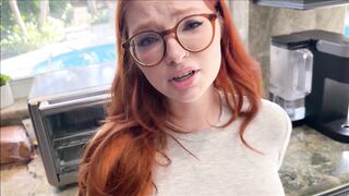 Redhead Step Daughter Filled with Cum - Naomi Hughes - Family Therapy - Alex Adams