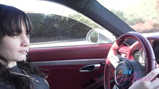 Massage and Touching Amateur Babe Remi Raw after going on a Drive POV (yes she Cums)