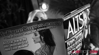 Robin Coffins in Claxxxic Black and White Tease Video