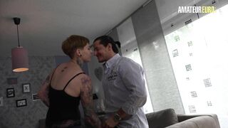 Hot Mature Cougar Rides Costas' Cock like a Pro - AMATEUR EURO