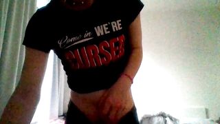 Bored Emo Student Gets Hard