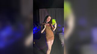 Touch me There, Brunette in a Short Dress for you