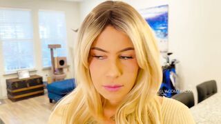 Blonde MILF Cheats on Boyfriend with the Landlord | Mia Lake & Travy Banks