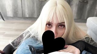 Death Note: Cosplay / L Face Fucks Misa for Info Pt: 2 / Squat Fucking, Gagging and Soft Porn