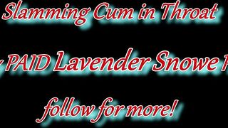 The Sexiest Goth you've ever seen Lets you Plow her Face and Dump your Load Balls Deep