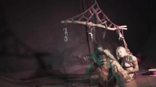 Shibari Hook Suspension - TATTOO Couple Bondage in the Air