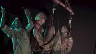 Shibari Hook Suspension - TATTOO Couple Bondage in the Air