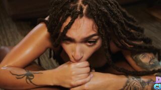 Cute Lightskin Ebony - Latina Teen Girl Gets her Tight Pussy Fucked & Filled with BBC